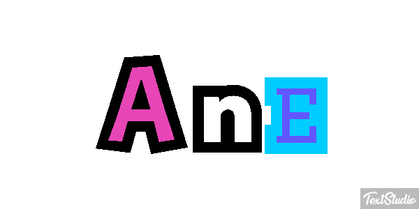 Âne Effetto testo