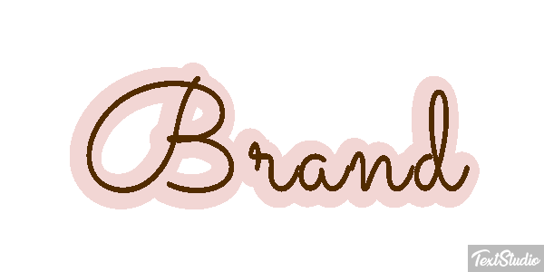 Brand Text effect