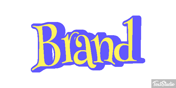 Brand Text effect