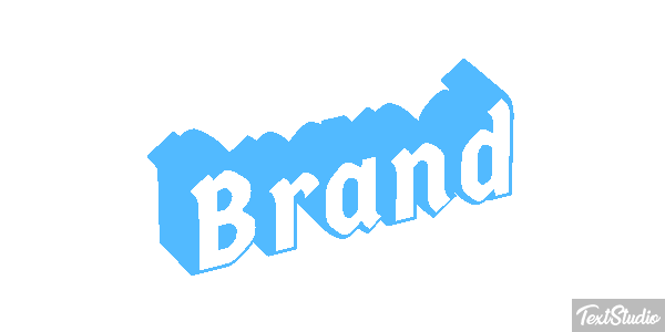Brand Text effect