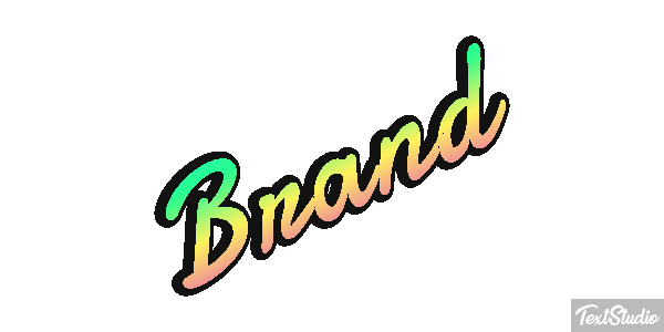 Brand Text effect