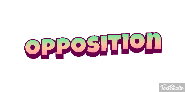 Opposition Efecto de texto