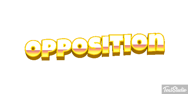 Opposition Efecto de texto