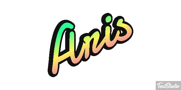 Aris Texteffekt