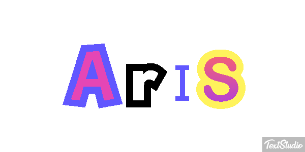 Aris Texteffekt
