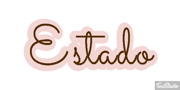 Estado Efeito do texto