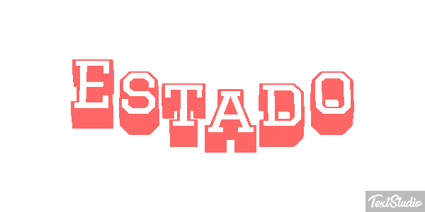 Estado Efeito do texto