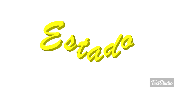 Estado Efeito do texto