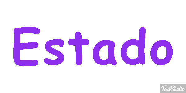 Estado Efeito do texto