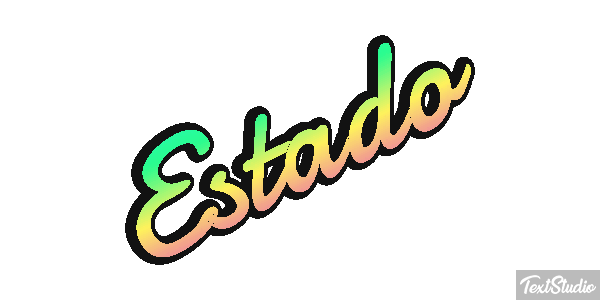 Estado Efeito do texto