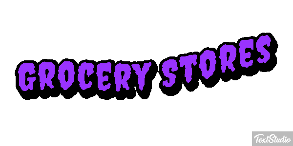 Grocery Stores Efeito do texto