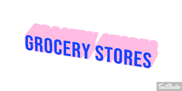 Grocery Stores Efeito do texto