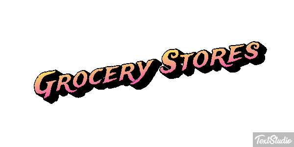 Grocery Stores Efeito do texto