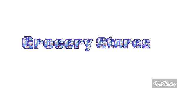 Grocery Stores Efeito do texto