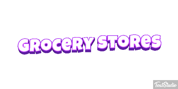 Grocery Stores Efeito do texto