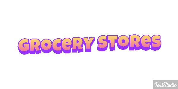 Grocery Stores Efeito do texto