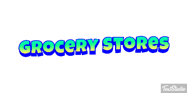 Grocery Stores Efeito do texto