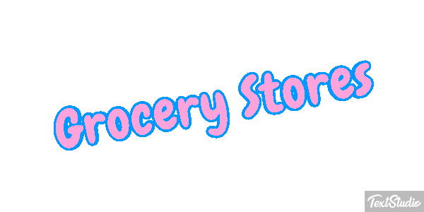 Grocery Stores Efeito do texto