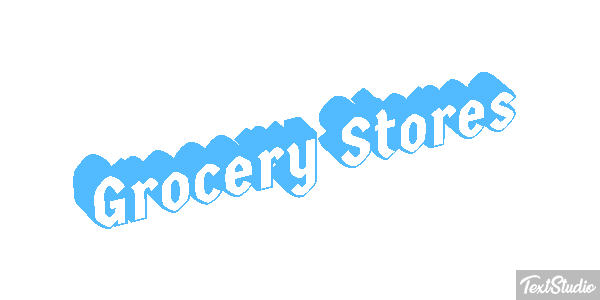 Grocery Stores Efeito do texto
