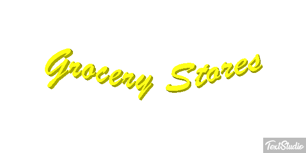 Grocery Stores Efeito do texto