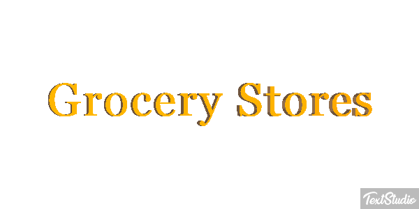 Grocery Stores Efeito do texto