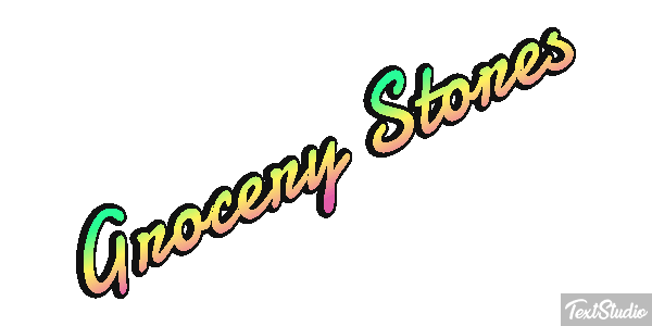 Grocery Stores Efeito do texto