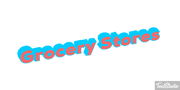 Grocery Stores Efeito do texto