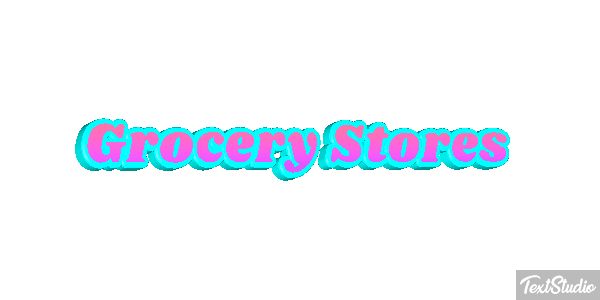 Grocery Stores Efeito do texto