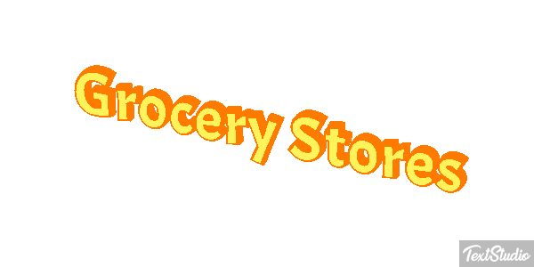 Grocery Stores Efeito do texto