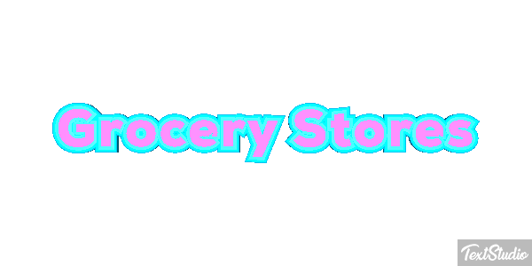 Grocery Stores Efeito do texto