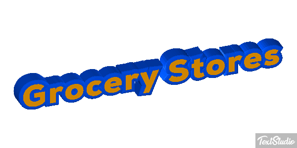 Grocery Stores Efeito do texto