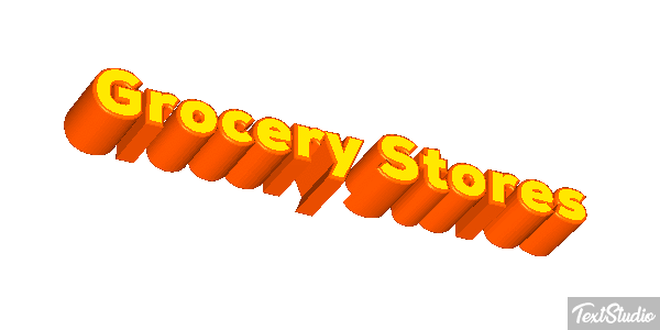 Grocery Stores Efeito do texto