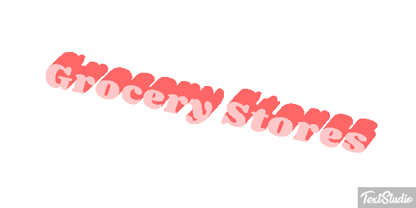 Grocery Stores Efeito do texto