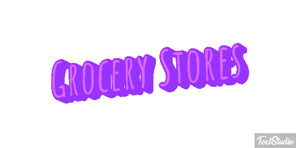 Grocery Stores Efeito do texto