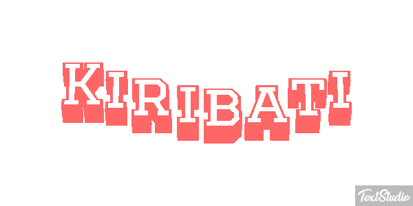 Kiribati Effetto testo