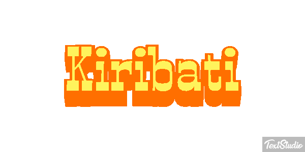 Kiribati Effetto testo