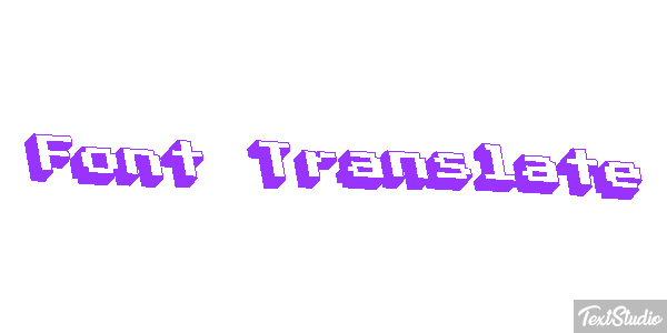Font Translate Effetto testo