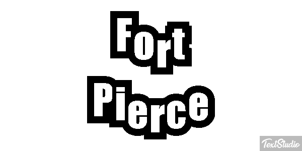 Fort Pierce Efeito do texto
