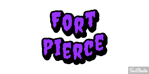 Fort Pierce Efeito do texto