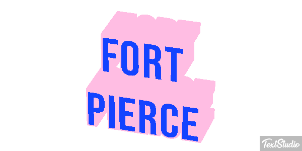 Fort Pierce Efeito do texto