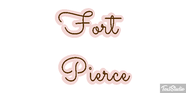 Fort Pierce Efeito do texto