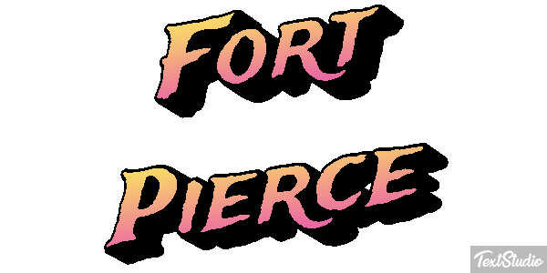 Fort Pierce Efeito do texto