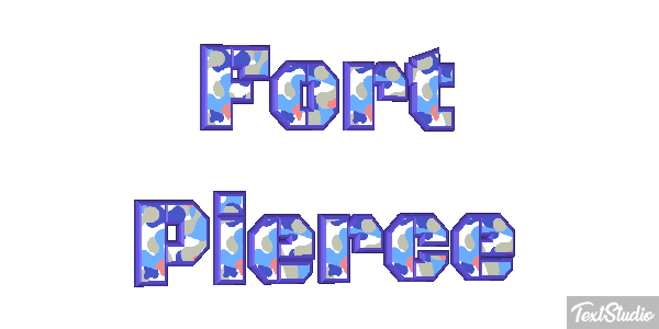 Fort Pierce Efeito do texto