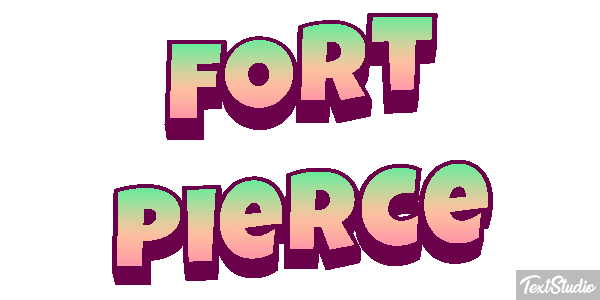 Fort Pierce Efeito do texto