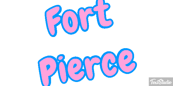 Fort Pierce Efeito do texto