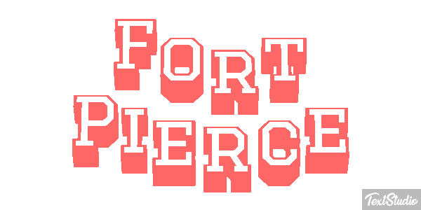 Fort Pierce Efeito do texto