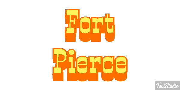 Fort Pierce Efeito do texto