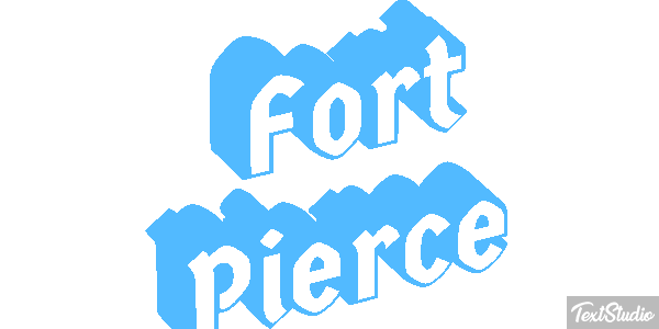 Fort Pierce Efeito do texto
