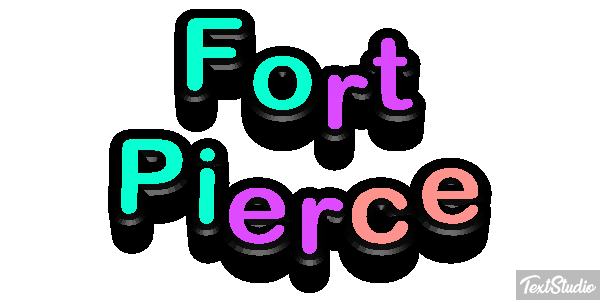Fort Pierce Efeito do texto