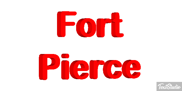 Fort Pierce Efeito do texto